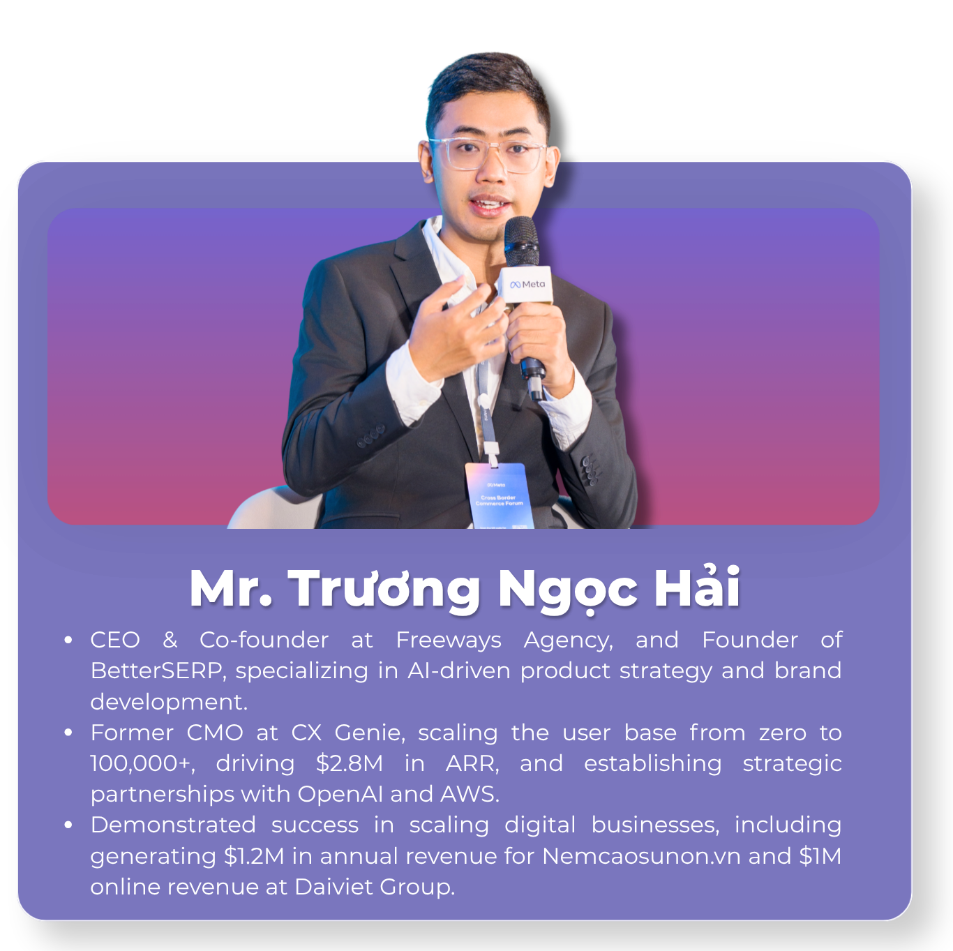 Mr. Trương Ngọc Hải - Board of Mentors